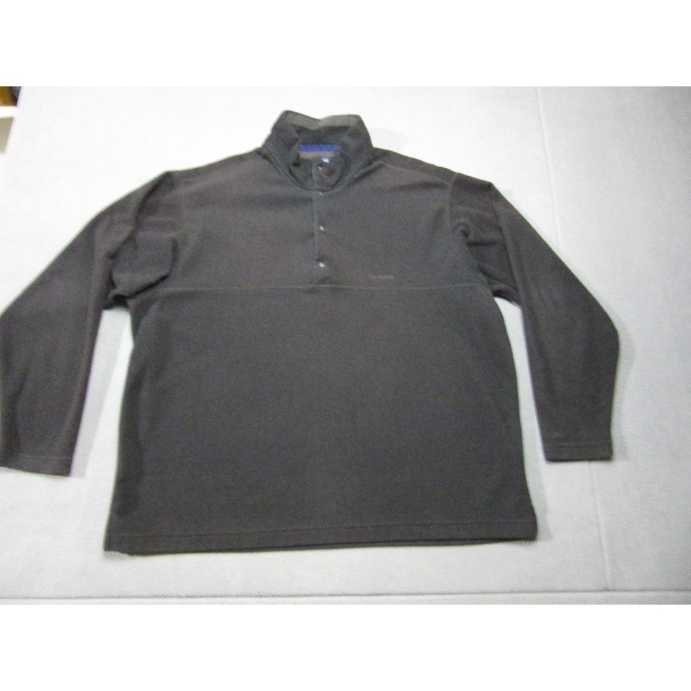 Vintage Patagonia Jacket Mens XL Black Fleece Snap Pullover Anorak USA 90s